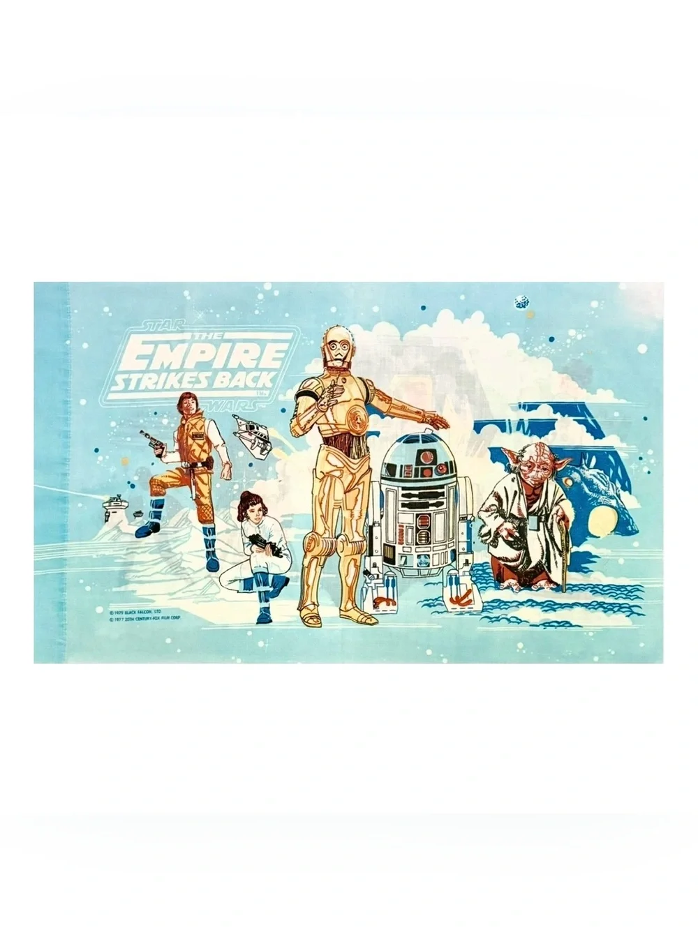 Vintage 1977 Star Wars IV A New Hope Pillowcase